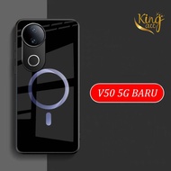 Glossy Glass Softcase for Vivo V50 5G 2025 - Casing Vivo V50 5Ghp - Protective Case hp - K41