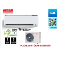 ACSON 2.5HP (NON-INVERTER) WALL MOUNTED AIR CONDITIONER, AVO R32 (A3WM25N/A3LC25FN), PENGHAWA DINGIN SEJUK， 冷气