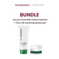 [เซ็ตคู่] The Originote Low pH Cicamide Facial Cleanser + Cica B5 Soothing Moisturizer - ฟื้นฟูผิวใส