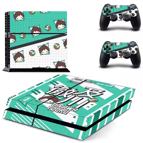 Anime HaiKyuu PS4 Stickers Play station 4 Skin PS 4 Sticker Decal Cover For PlayStation 4 PS4 Consol