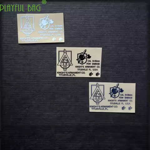 STD PPD Metal waterproof DIY sticker 301 gel ball gun Jinming 8 generation for m4a1 gel ball hk416 L