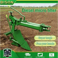 Agricultural Tiller Micro Tillage Machine Rotary Double Flip Walking Ditching Trenching Plough Tille