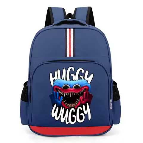 Game Poppys Playtime Backpacks Boys Girls Kawaii Huggy Wuggy Rucksack Student School Bags Outdoor Sp