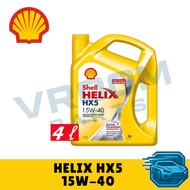 Shell Engine Oil 4L | SHELL HELIX HX5 15W-40 (Semi Synthetic) <MALAYSIA> 15W40