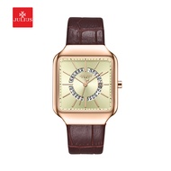 Julius นาฬิกาข้อมือผู้หญิง รุ่น JA-1392Lหน้าปัดสี่เหลี่ยม สายหนัง แบรนด์เกาหลี แฟชั่นฮิตของแท้ &gt; สินค้าประกันศูนย์ไทย 