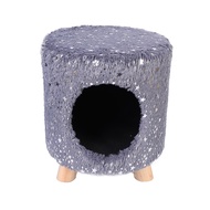 HY-16🅰Factory Direct Sales Pet House Storage Stool Small Dog Storage Stool Sitting Multi-Functional Wooden Feet Pet Bed