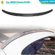 Carbon Fiber Car Rear Trunk Spoiler Wings for BMW 4 Series I4 G26 M Sport 4-Door 2021-2023 Rear Spoi