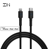 ZMI MFI ของแท้ได้รับการรับรอง Usb Type C ถึง Lightning สายชาร์จสำหรับ12 11 Xs Xr 8เหมาะสำหรับ Apple 