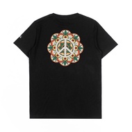 TM420 Peace Mandala T-Shirt Cotton Combed 24s Thick Material Peace T-Shirt Baju T Shirt Lelaki T Shi