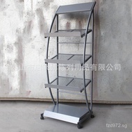 Manufacturer2（Single-layer Book Display Stand Dimensions Mobile Supply Data Rack for Long-Term Newsp