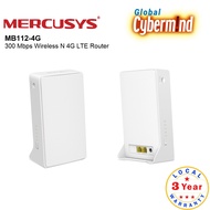 MERCUSYS MB112-4G 300 Mbps Wireless 4G LTE Router (Brought to you by Global Cybermind)