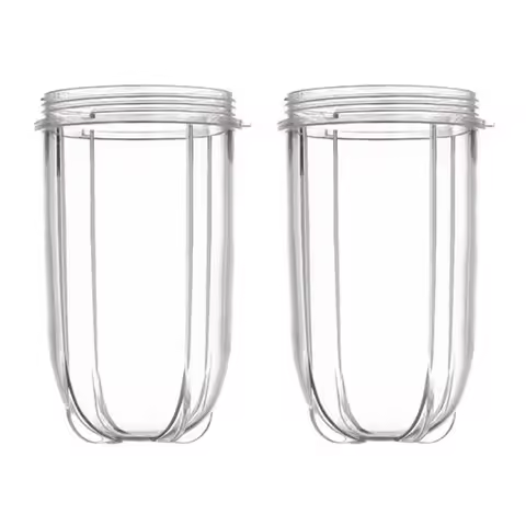 Top Sale 2 Pack Replacement Tall Jar Cups Fits For Magic Blender Fits Replacement Tall Jar Cups