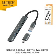M-Tech USB Hub Card Reader 5 in 1 CR50 with OTG Type C