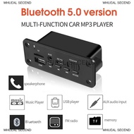 WHUEAL Bluetooth 5.0 MP3 Player 2x3W Decoder Board Speaker Car FM Radio Module