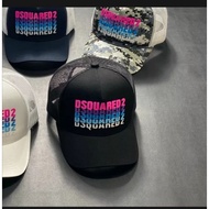 DSQUARED printed baseball cap with cool mesh