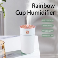 280ml Wireless Rechargeable USB #Humidifier Diffuser Heavy Mist (Rainbow Cup Light Humidifier) Suitable Idefender inc16K 无线彩虹杯香熏机