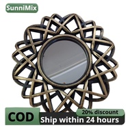 Modern Wall Hanging Mirror Decorative Circle Mirror 25cm Wall Mirror Round Mirror for Entrance Backg