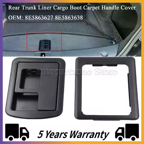 Rear Trunk Liner Cargo Boot Carpet Handle Cover For AUDI A3 S3 A4 B6 B7 B8 S4 A5 S5 A6 C6 C7 S6 A8 F