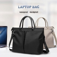✆ [Ready Stock]High capacity waterproof laptop bag 12 13 14 15.6 inch for man/woman shockproof handb