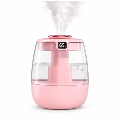 Double Port 1.3L Air Humidifier Cool Mist Maker Fragrance Diffuser Essential Oil Aroma Humidificador