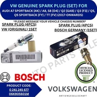 VW GENUINE SPARK PLUG FOR AUDI A7 SPORTBACK [4K] / A8, S8 [D4] / Q2 [GAB] / Q3 [F3] / Q5, Q5 SPORTBA