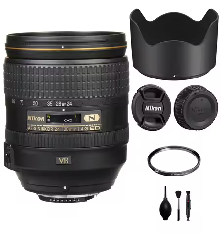 Nikon 24-120mm f/4G ED VR AF-S NIKKOR Lens for Nikon Digital SLR