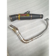 Open pipe Canister Daeng sai4 1set 51mm Big Elbow for Mio i125 Mio sporty Mio soul i125 Mio soulty M