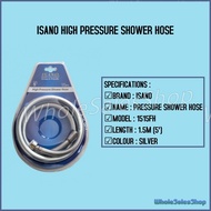 ISANO 1.5M (5') HIGH PRESSURE SHOWER HOSE PVC FLEXIBLE SHOWER HOSE (SILVER)