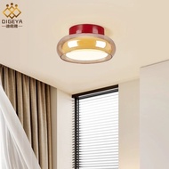 Cream Style Aisle Ceiling Light Glass Japanese Style Entrance Entrance Light Cloakroom Light Medieva
