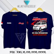 ELSTORE26 | Cool Motif Distro T-shirt | AMBULANCE DRIVER | Can be customized with your own name and 