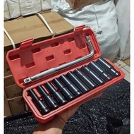 10pcs Socket Wrench Set 10 pcs 8-24 mm Handle Set 8mm - 24mm