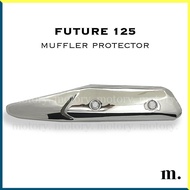 HONDA FUTURE 125 - MUFFLER PROTECTOR REAR (CHROME) COVER EXHAUST COVER EKZOS BELAKANG FUTURE125 FUTU