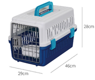 全城熱賣 - 寵物飛機籠飛機籠航空箱托運箱（ATC460藍/白(約5KG用）