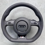 Microfiber Leather Car Steering Wheel Cover For Audi S1 8X S3 8V Sportback S4 B8 Avant S6 C7 S5 8T S