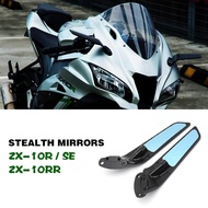 for KAWASAKI ZX10R Accessories Stealth Mirrors Ninja ZX-10R SE Adjustable Winglet ZX-10RR ZX10RR NIN