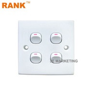 RANK 4 GANG 1 WAY SWITCH SOCKET A34-1