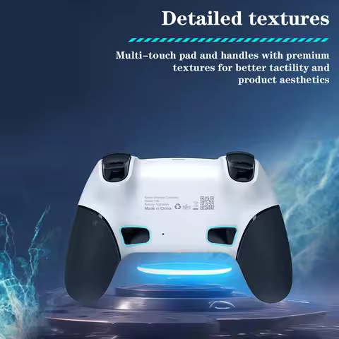 Game Controller Macros Bluetooth-Compatible Console Controller Dual Vibration Hall Effect Joystick f