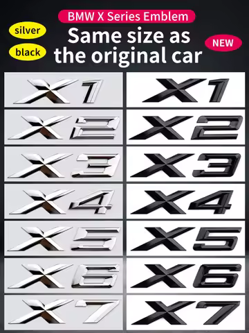 Suitable for BMW X1 X2 X3 X4 X5 X6 X7 F49 U12 F39 G08 G18 F15 F25 F26 G01 G02 G05 G06 G07 logo and t