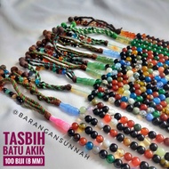 [NEW STOCK] Tasbih Batu Akik, Tulang Unta Mix Batu Fairuz/ Kokka Original dari Mesir