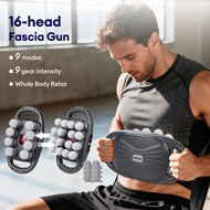 Multi Head Massage Gun 8/16 Heads Adjustable Massage Heads Deep Tissue Massager  Full Body Muscle Re