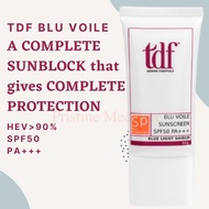 TDF Blu Voile Sunscreen SPF50 PA+++ 50g