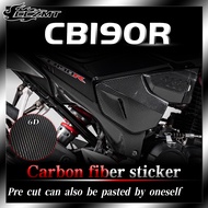 For HONDA CB190R sticker 6D carbon fiber protective film decal printing car sticker accessories modification parts