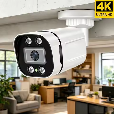 4K 8MP Video Surveillance Camera Ip Onvif Audio 12V 4MP/5MP/8MP Night Vision Bullet WaterProof secur