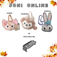 Phone back clip with duffy and friends 15CM bag pouch Back Clip With Pouch Wallet Coin Purse Duffy &
