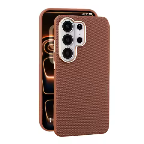 Luxury Tech Woven Magnetic Adsorption Phone Case For Samsung Galaxy S23 S24 S25 S26 Ultra Edge For M