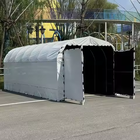 New Design Tarp Car Garages Steel Frame Home Winter Car Tent Canopies Portable Awning Portable Shelt