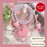 Love Set Charger Protector Set Charger Case Cable Protector for iP20W Charger for ip 11/iP 12 / iP 1