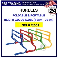 (UPGRADE VERSION) HEIGHT ADJUSTABLE HURDLES AGILITY SPEED TRAINING HURDLES