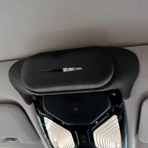 Car Sunglasses Holder Suede Glasses Case Sunglasses Storage Box For BMW 3 5 Series X1 X3 X5 X6 X7 G2