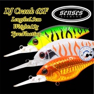SENSES DJ CRANK 65F /6.5CM HARD LURE FLOATING